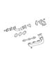 Diagram Exhaust Manifolds 3.0L Diesel [3.0L V6 Turbo Diesel Engine]. for your Jeep Grand Cherokee