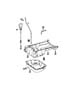 Diagram Engine Oil Pan, Engine Oil level Indicator And Related Parts. for your 2010 RAM 2500