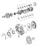 Diagram Crankshaft, Crankshaft Bearings, Damper And Flywheel 5.9L Diesel [5.9L I6 HO CUMMINS TD ENGINE]. for your 2015 RAM 2500 LONGHORN MEGA CAB