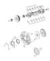 Crankshaft, Crankshaft Bearings, Damper And Flywheel 6.7L Diesel [6.7L Cummins Turbo Diesel Engine]. Diagram