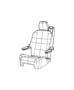 Diagram Rear Seat - Swivel Quad - Trim Code [ML]. for your Chrysler Town & Country