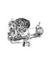 Image of STARTER. Engine. After 01/03/09, After 01. image for your 2002 Dodge Grand Caravan   