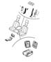 Diagram Front Seat - 40/20/40 - Trim Code [V9]. for your 2003 Chrysler 300 M