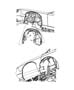 Diagram Front Fender Shields. for your 2007 Dodge Avenger