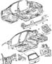 Diagram Body Plugs and Exhauster. for your 2000 Dodge