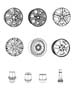 Wheels and Hardware. Diagram