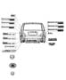 Diagram Nameplates, Emblems and Medallions. for your 2023 Chrysler 300