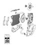 Diagram Radiator and Related Parts. for your 2001 Jeep Wrangler