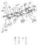 Diagram Frame, Complete. for your 2003 Jeep Wrangler