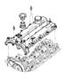 Image of COVER. Cylinder Head. [6-Speed Manual NSG370. image for your 2004 Chrysler 300 M  