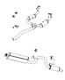 Diagram Exhaust System 3.7L [3.7L V6 Engine]. for your 2014 RAM 2500 LARAMIE MEGA CAB 6.7L Turbo I6 Diesel A/T 4X4