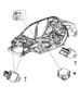 Diagram Air Bag Modules and Sensors. for your 2013 Jeep Compass