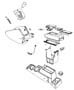 Diagram Floor Console Front. for your Dodge Ram 1500