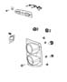 Diagram Lamps Rear. for your Chrysler 300 M