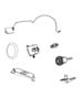 Diagram Receiver Modules, Keys and Key FOBS. for your 2021 RAM 1500 Lone Star Crew Cab