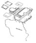 Sunroof Glass and Component Parts. Diagram