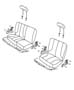 Diagram Crew Cab - Split Seat - Trim Code [M9] [MJ]. for your 2003 Chrysler 300 M