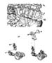 Engine Mounting Right Side 4WD 5.7L [5.7L V8 HEMI MDS VCT Engine]. Diagram