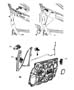 Image of LATCH. Front Door. Left. [LS9], With Sales Code. image for your 2002 Chrysler 300 M  