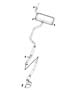 Diagram Exhaust System 2.0L Diesel [2.0L I4 DOHC DIESEL 16V ENGINE]. for your 2011 Dodge Journey