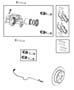 Diagram Brakes,Rear,Disc. for your Chrysler 300 M