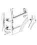 Diagram Rear Door, Shell and Hinges. for your RAM 1500