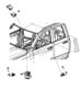 Diagram Air Bag Modules, Impact Sensors and Clock Springs. for your 1999 Chrysler 300 M