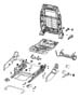 Adjusters , Recliners and Shields - Driver Seat - Manual Diagram