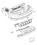 Diagram Fascia, Rear. for your 2007 Jeep Compass