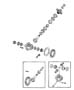 Diagram Differential Assembly, D2 3,8. for your 2001 Chrysler 300 M