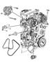 Diagram Alternator and Related Parts. for your 1999 Dodge Dakota