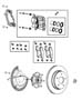 Diagram Brakes,Front. for your 2007 Dodge Durango