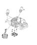 Diagram Air Bag Modules, Impact Sensors and Clock Spring. for your 1993 Jeep Wrangler