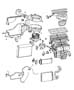 Diagram A/C and Heater Unit. for your 2004 Chrysler Pt Cruiser