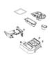 Diagram Floor Console Front. for your 2000 Chrysler 300 M