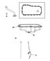 Diagram Engine Oil Pan And Engine Oil Level Indicator 2.9L [2.9L V6 OHV Engine]. for your 2008 Dodge Magnum