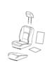 Diagram Front Seat - Bucket - Trim Code [GJ]. for your 2000 Chrysler 300 M