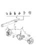 Diagram Brake Tubes and Hoses,Rear and Chassis,DX 3. for your 2020 Dodge Challenger SRT Hellcat Widebody 6.2L SuperCharged V8 A/T