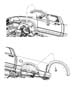 Diagram Molding Wheel Opening. for your 1999 Chrysler 300 M