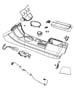 Diagram Floor Console Front. for your 2002 Jeep Liberty