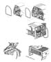 Diagram Body Weatherstrips And Seals. for your 2006 Jeep Wrangler RUBICON