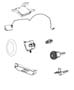 Diagram Receiver Modules, Keys and Key FOBS. for your 2002 Chrysler 300 M