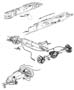 Diagram Park Brake Cables,Rear. for your 2021 RAM 4500