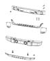 Diagram Fascia, Front. for your 2015 Jeep Wrangler UNLIMITED SAHARA