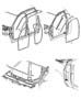 Diagram Body Weatherstrips and Seals. for your 2000 Jeep Wrangler