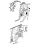 Diagram Interior Moldings and Pillars. for your Chrysler 300 M