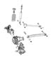 Diagram Suspension, Front, Springs,Shocks,Control Arms. for your 2012 Jeep Wrangler