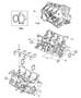 Diagram Engine Cylinder Block And Hardware 3.8L [3.8L V6 SMPI Engine]. for your 2008 RAM 1500