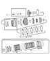 Image of RETAINER. TRANSMISSION INPUT CLUTCH. image for your 2011 Chrysler 200   