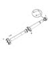 Diagram Shaft, Drive, Rear, 2-Piece. for your 2000 Chrysler 300 M